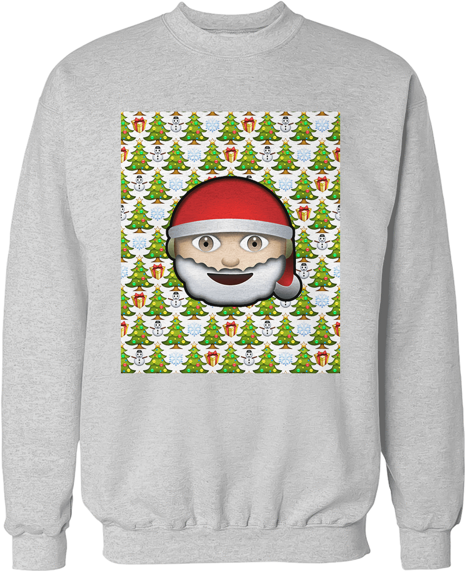 Emoji Christmas Unisex Sweatshirt Emoji Christmas Unisex - My Wife Has An Amazing Husband Hoodie Sweater Wedding (1200x1200), Png Download