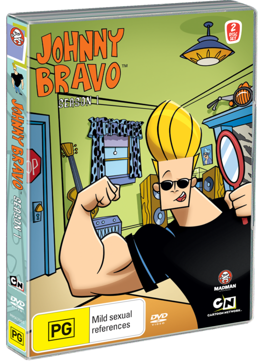 Johnny Bravo Season - Johnny Bravo Season 3 Dvd (516x724), Png Download