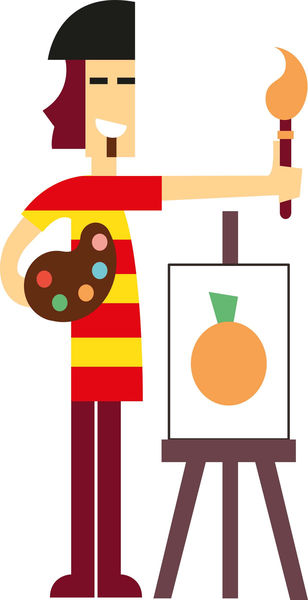 Big Image - Painting (1233x2400), Png Download