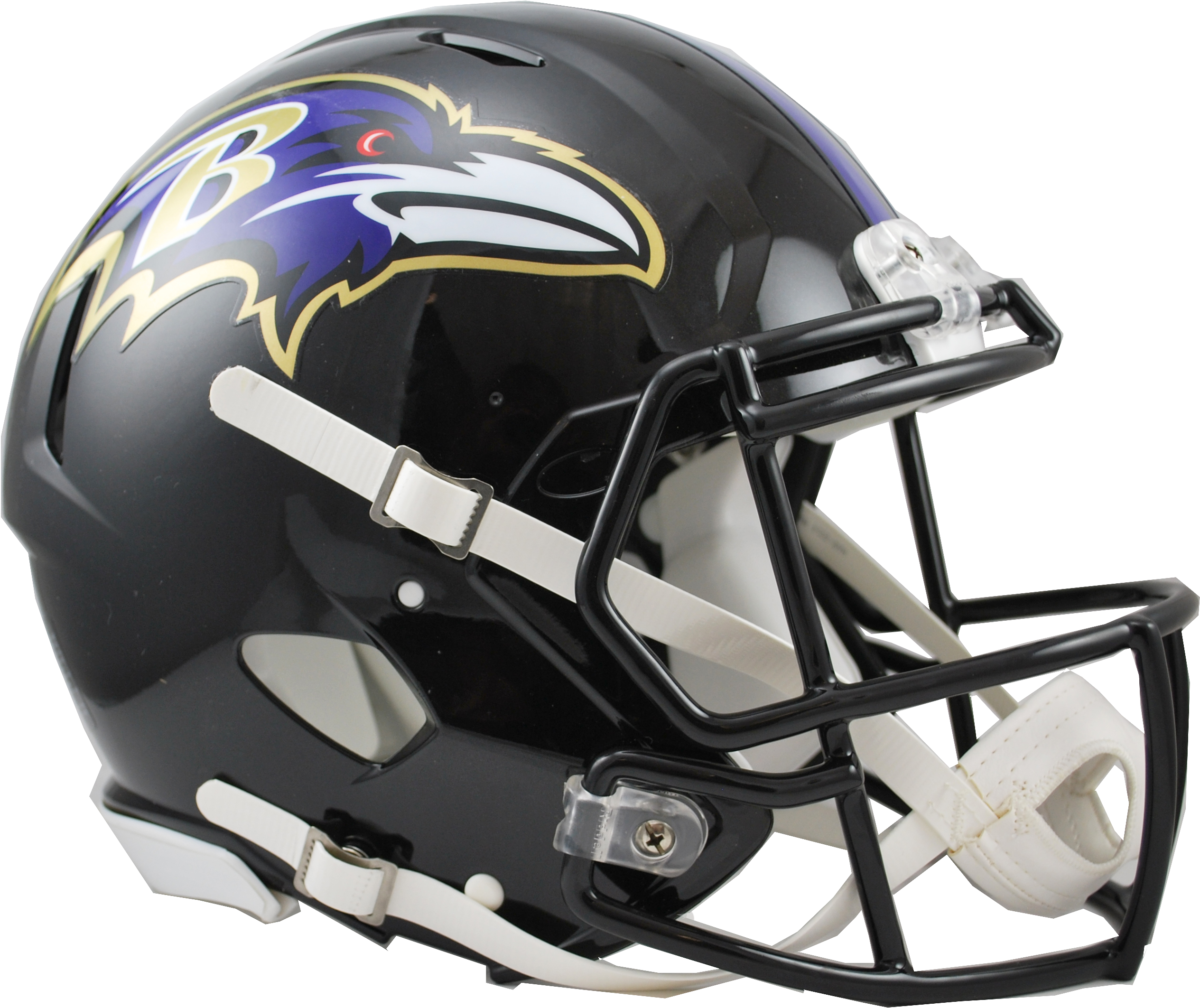 Baltimore Ravens Revolution Speed Authentic Helmet (2638x2638), Png Download