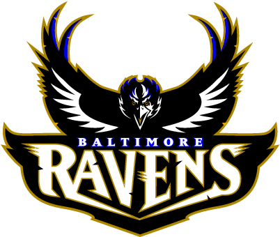 Baltimore Ravens - Baltimore Ravens 1996 Logo (421x355), Png Download