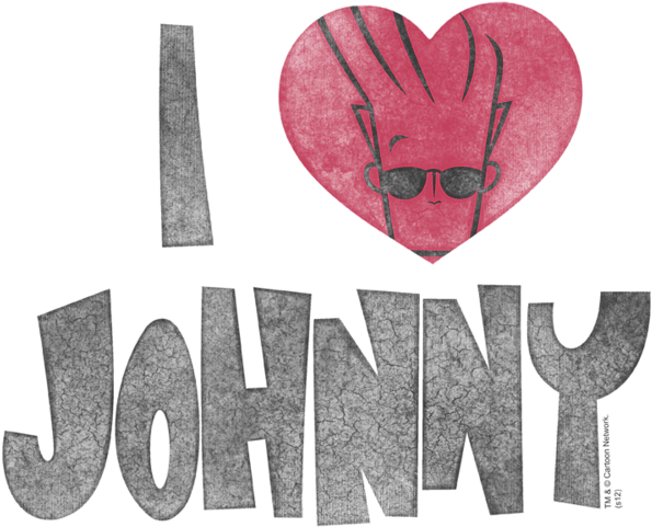 Click And Drag To Re-position The Image, If Desired - Johnny Bravo/i Heart Johnny Adult Tank (600x543), Png Download