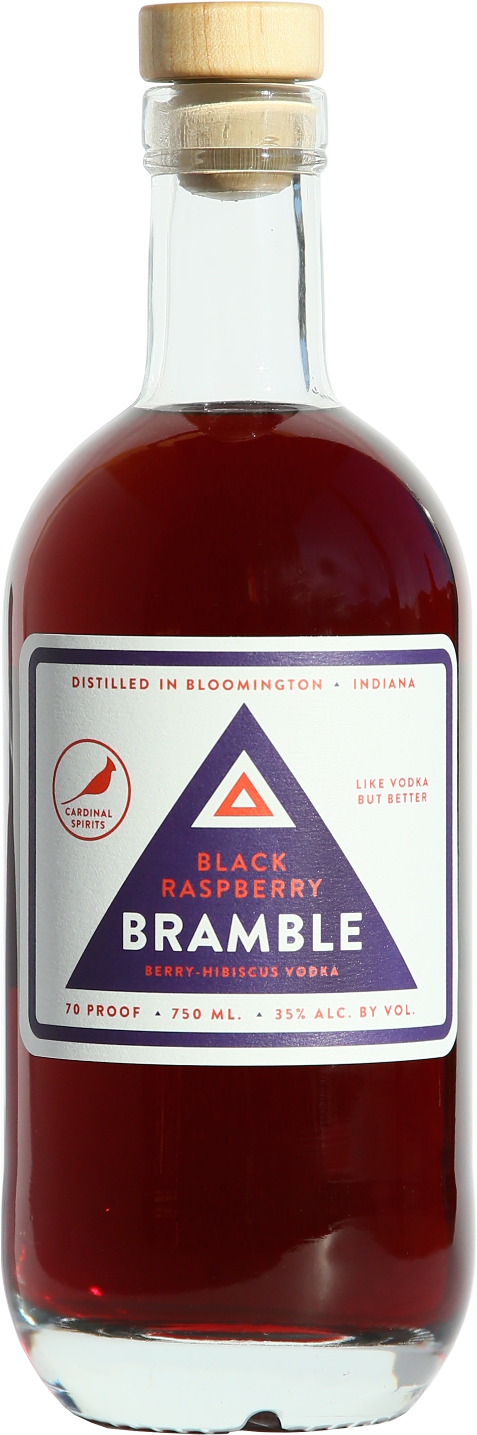Bramble 750ml Cutout - Jpeg (1000x2909), Png Download