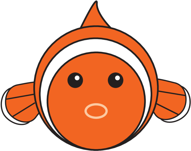 Animaru Clown Fish - Art Print: Clown Fish On Pink, 36x28in. (800x800), Png Download