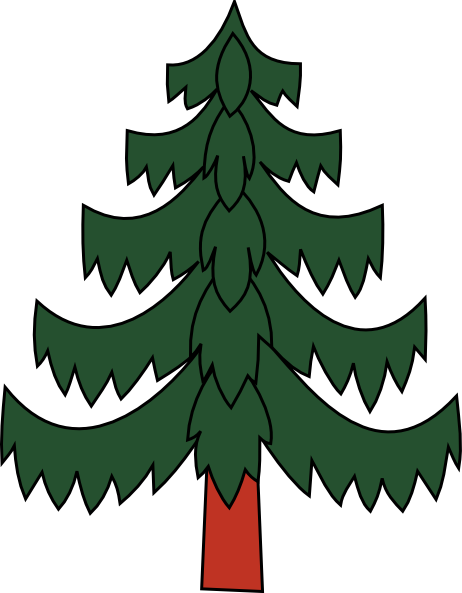 This Free Clipart Png Design Of Tree Clipart (462x593), Png Download