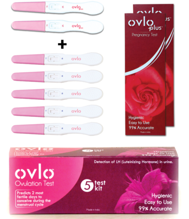 Ovulation Pregnancy Combo Kit - Virumal Megacorp Healthcare Pvt Ltd (376x500), Png Download