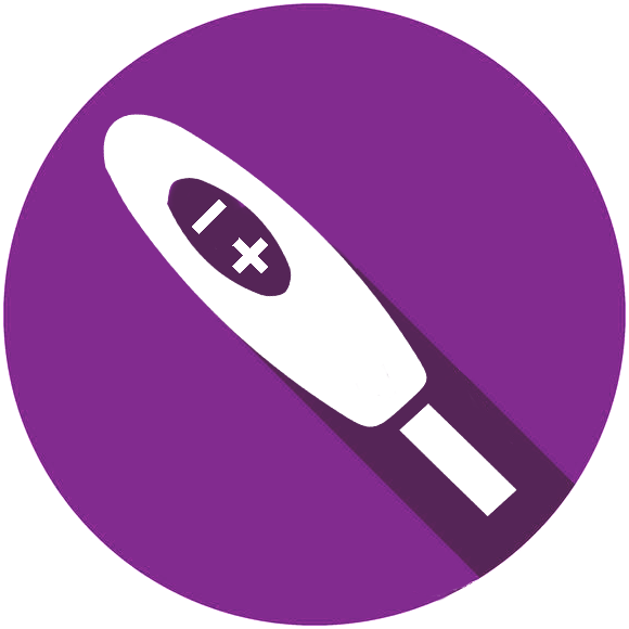 Unplanned Pregnancy - Pregnancy Test Icon (580x580), Png Download