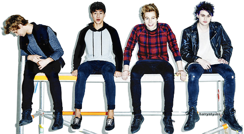 5sos Transparent Painting - 5 Seconds Of Summer Album Art (500x643), Png Download