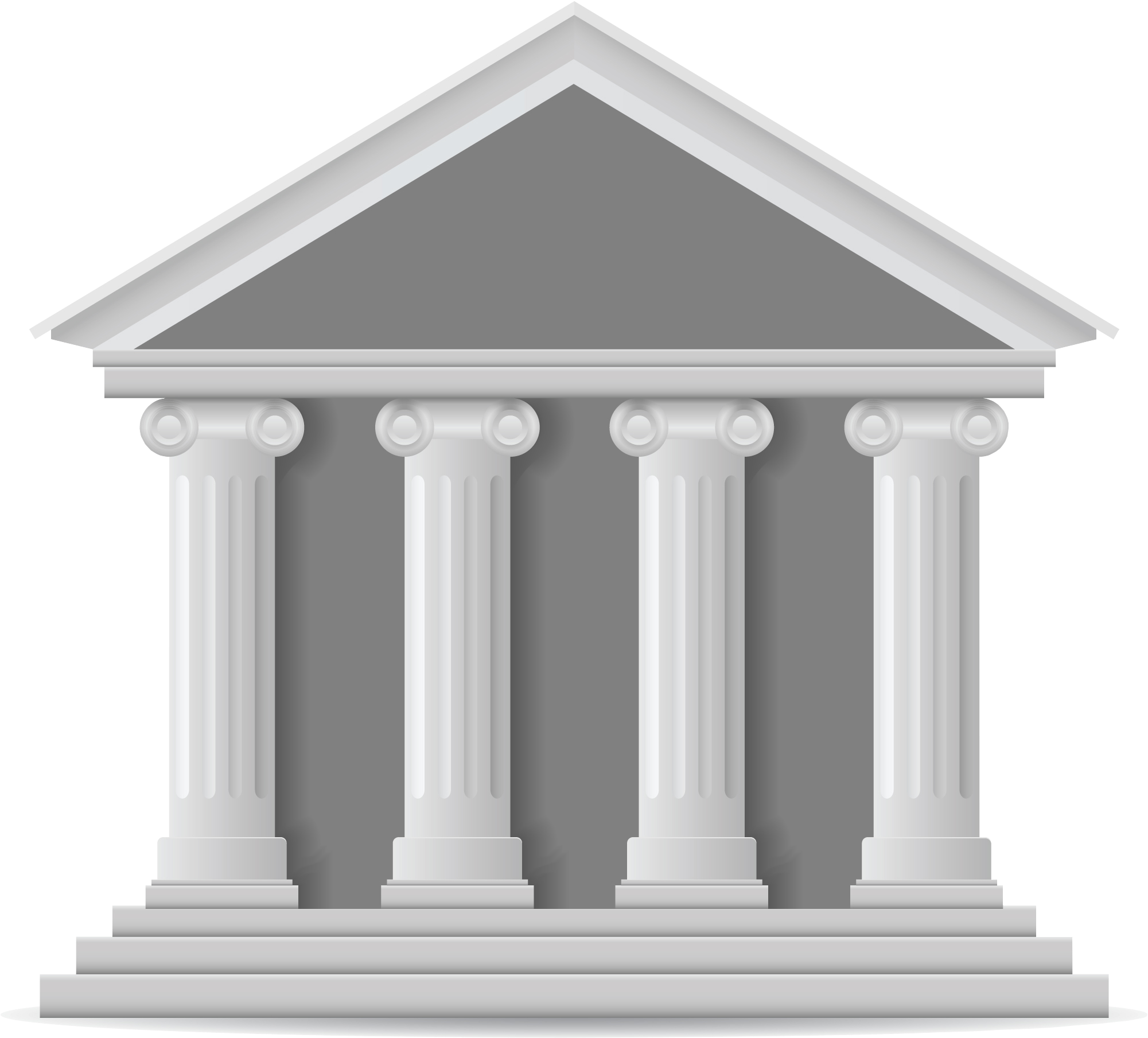 Online Banking Icon Png Download - Institution Png Transparent (2000x2000), Png Download