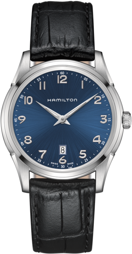 The Thinline Quartz Comes In A Stainless Steel Case - Hamilton H38511143 (551x840), Png Download