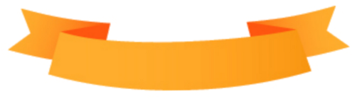 Orange Ribbon Ribbons Textbox Text Ribbonstickers Lab - Illustration (1024x1024), Png Download