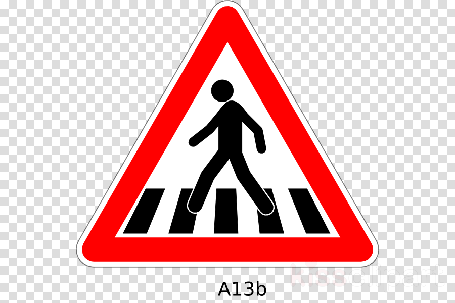 Crosswalk Sign Clipart Traffic Sign Pedestrian Crossing - Icon Money Bag Png (900x600), Png Download