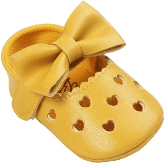 Baby Bundles Of Joy - Autumn Baby Girls Infant Big Bow Shoes Toddler Kids (600x600), Png Download