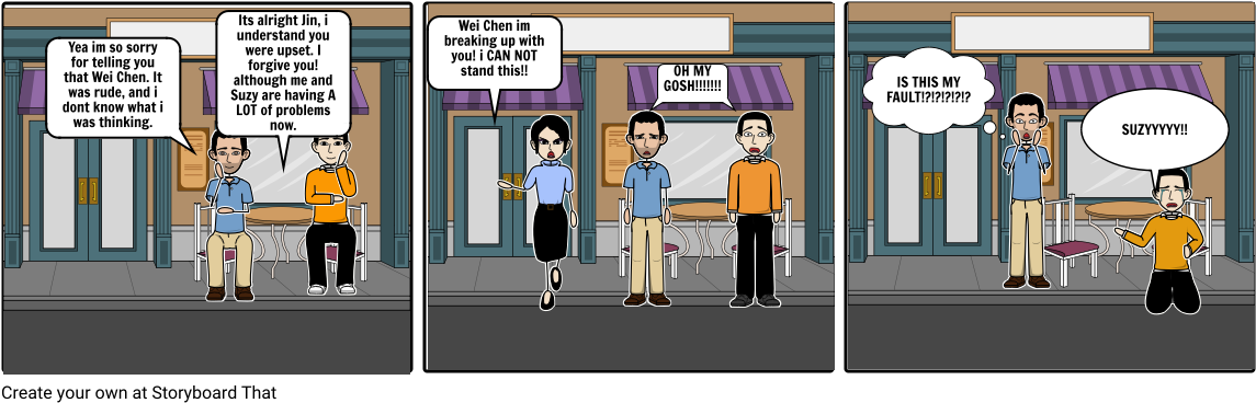 Jin, Suzy, Wei-chen - Cartoon (1164x385), Png Download