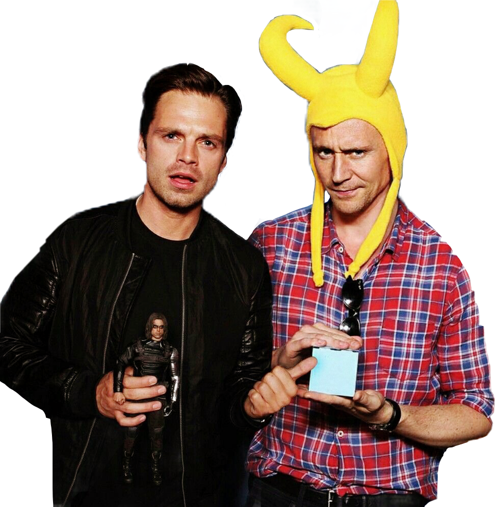 Sebastianstan Tomhiddleston - Sebastian Stan Tom Hiddleston (971x996), Png Download
