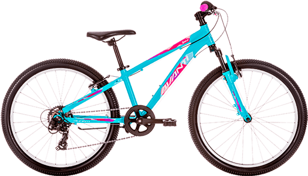 Spice 24" Kids Bike - Shadow 24 Kids Bike (640x530), Png Download