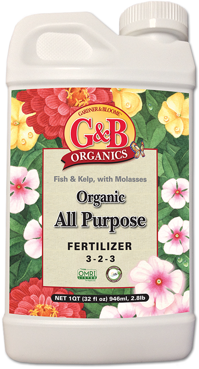 G&b Organics All Purpose Fertilizer - G&b Organics All Purpose Liquid Fertilizer (575x851), Png Download