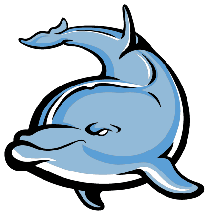 Dolphin - Bottlenose Dolphin Shower Curtain (800x800), Png Download