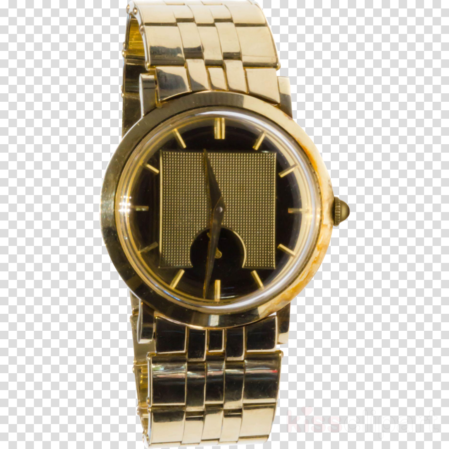 Download Watch Clipart Watch Movado Bold Watch Gold - Movado Automatic Gold Watch (900x900), Png Download