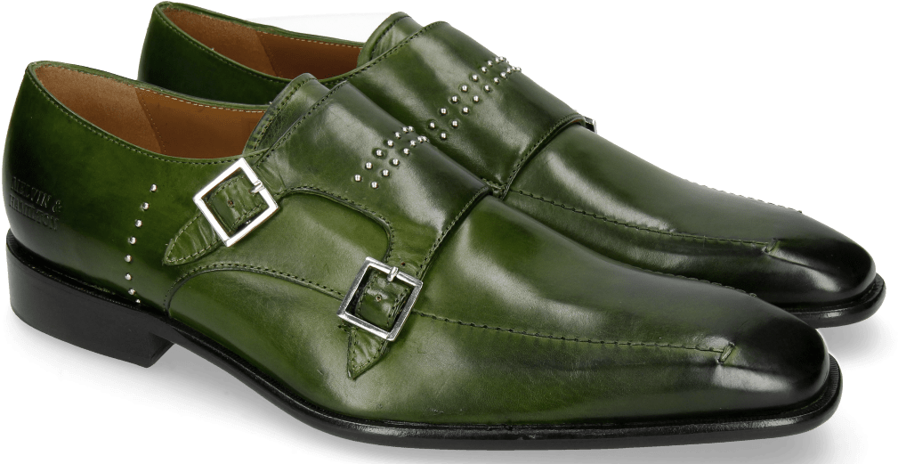 Monks Albert 3 Ultra Green Rivets Lines - Shoe (1024x1024), Png Download