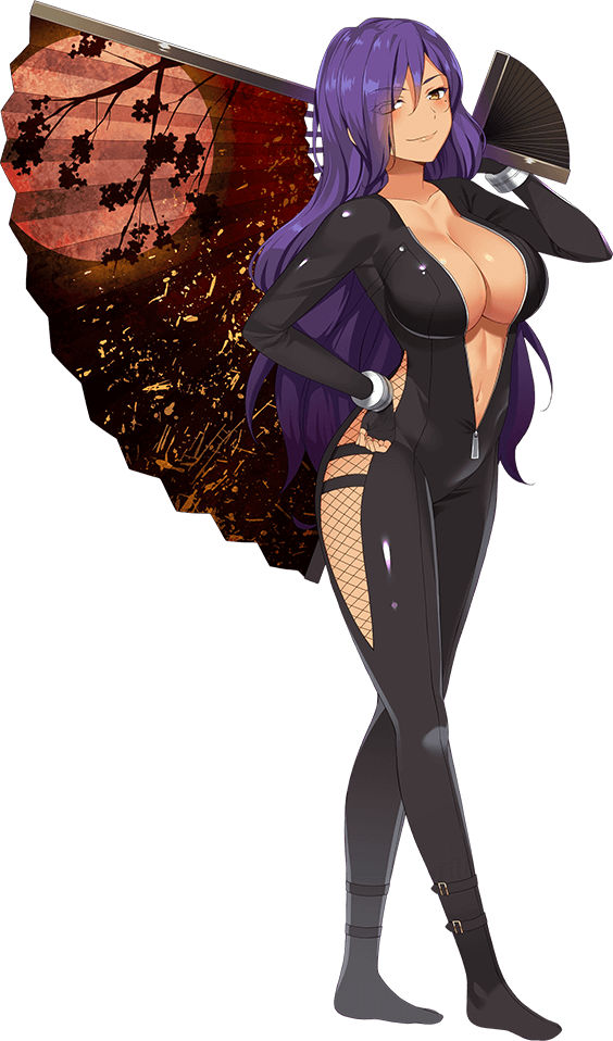 Akari - Enju - Ricka - Myu - Tengge - Moe Ninja Girls Tengge (564x958), Png Download