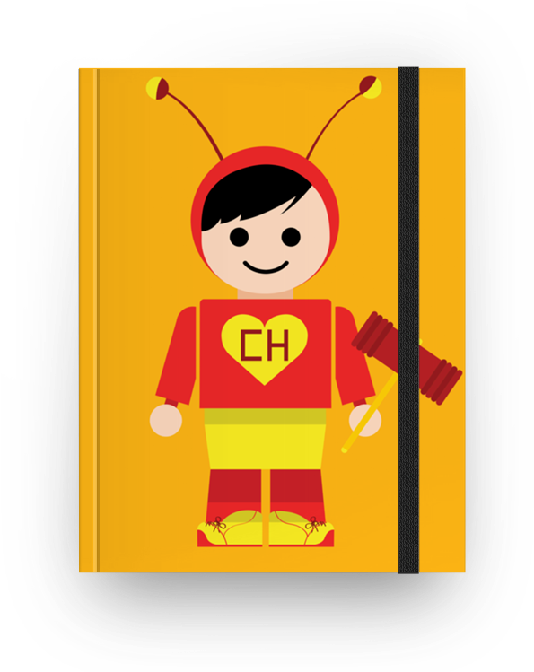 Caderno Toy Chapolin De Rafael Gomesna - Superhero (800x800), Png Download