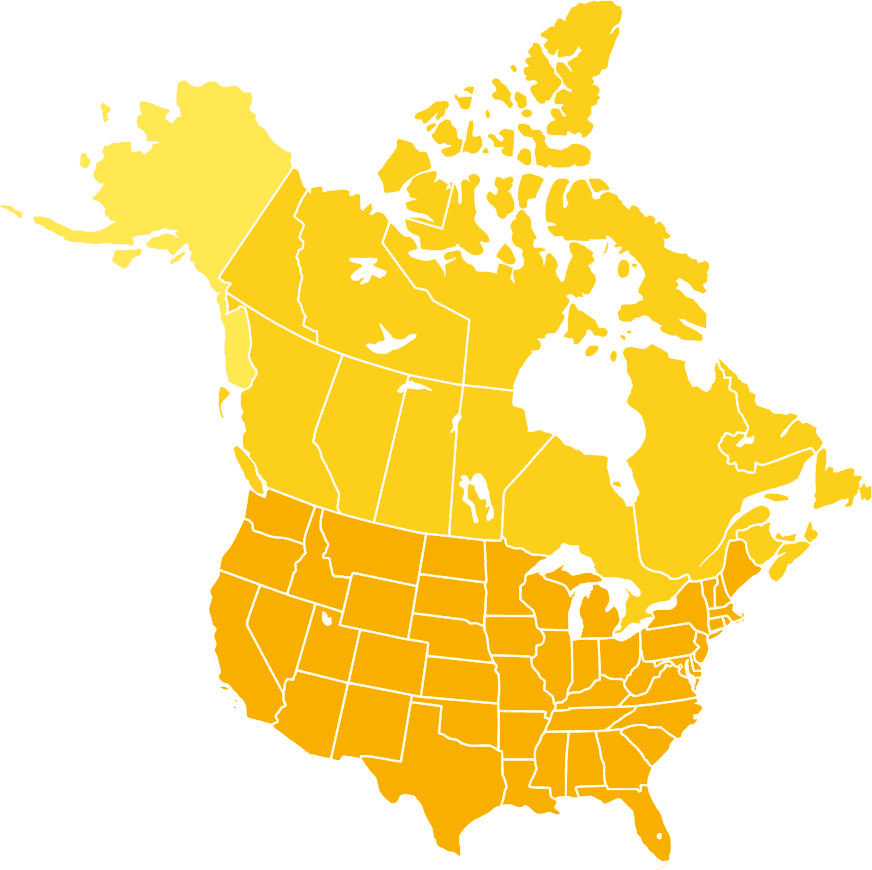 Small Map - Us States Joining Canada (872x870), Png Download