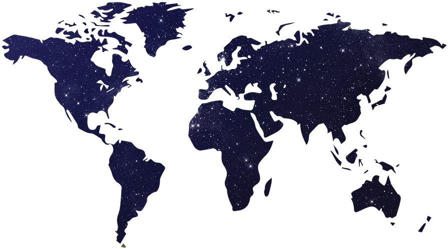 Galaxy-2150265 960 720 - World Map (960x548), Png Download