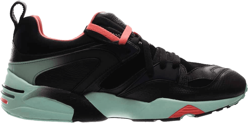Pink Dolphin X Blaze Of Glory 'black' - Sneakers (850x423), Png Download
