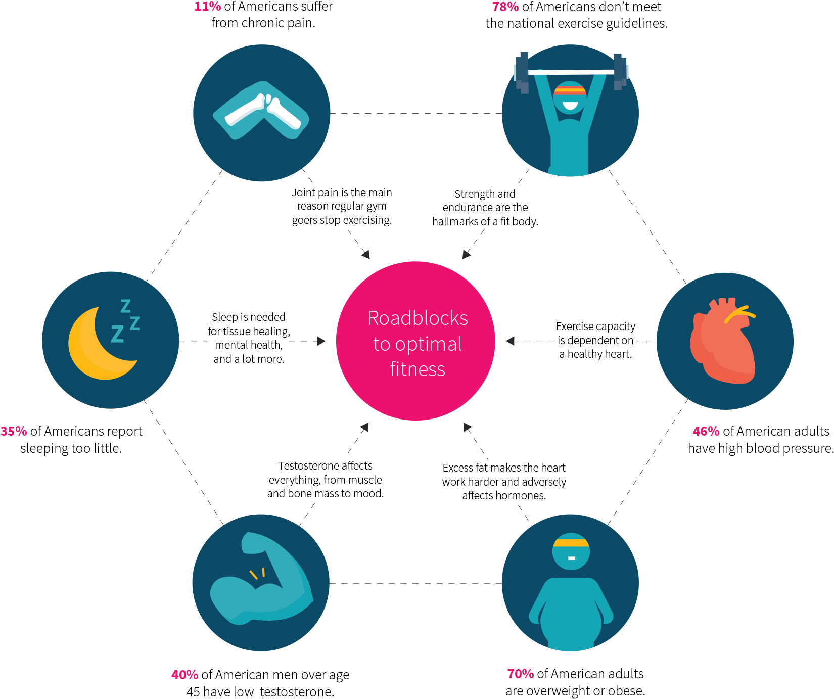 To Truly Be Fit, You Need To Address All The Factors - Circle (1668x1464), Png Download