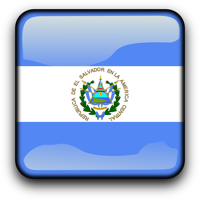 El Salvador - El Salvador Flag (640x640), Png Download