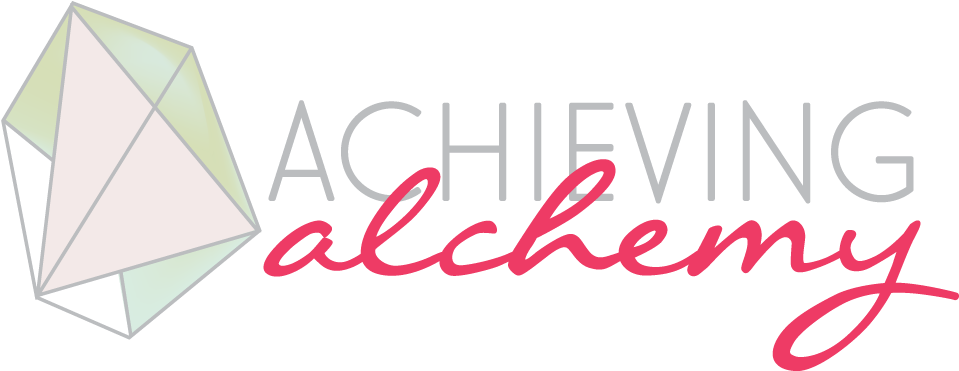 Achievingalchemy Logo Rgb Color - Calligraphy (966x391), Png Download