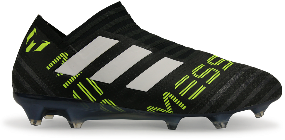Adidas Men's Nemeziz Messi 17 Fg Core Black/white/solar - Adidas Nemeziz 17.1 Messi (1000x781), Png Download