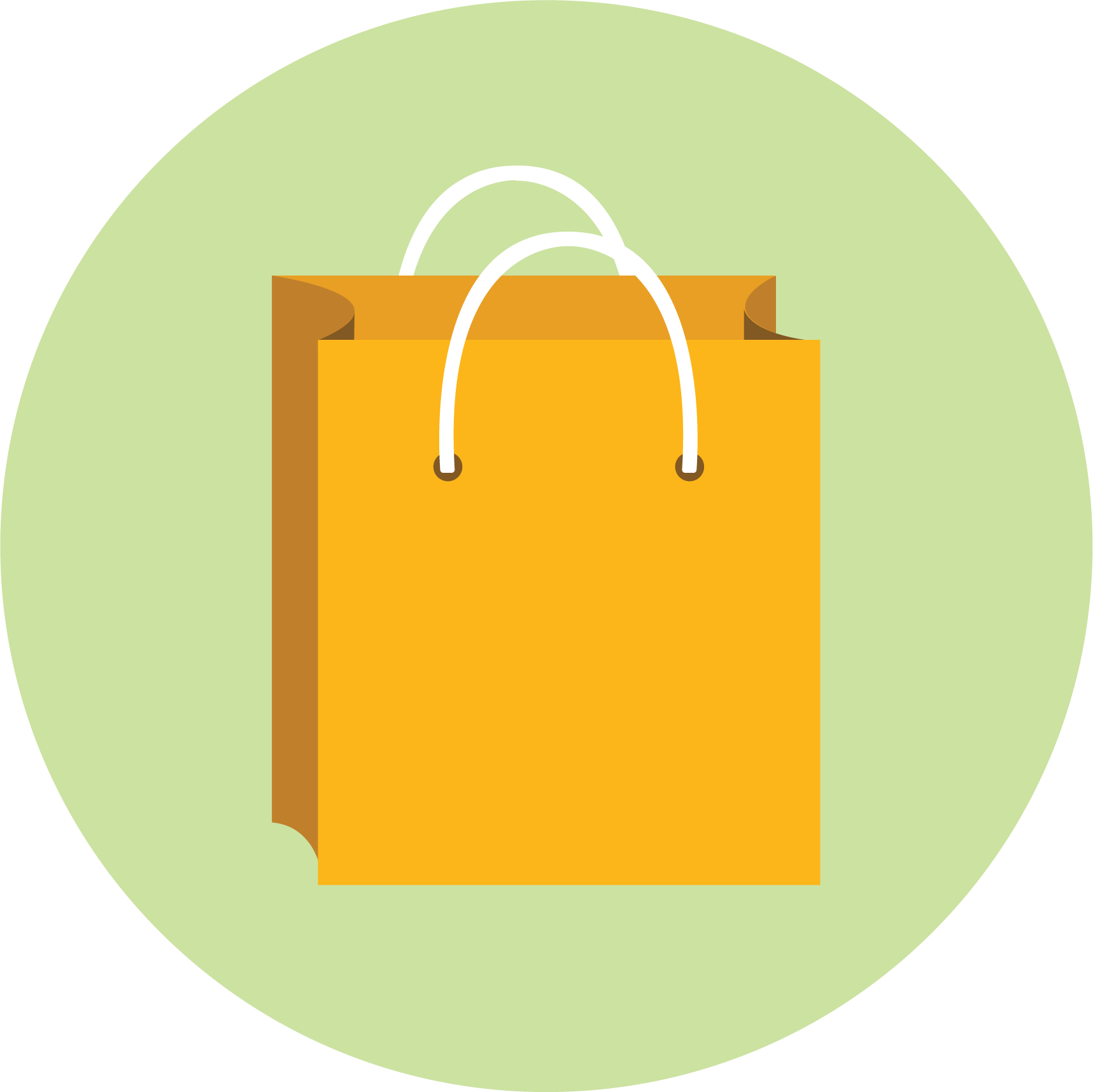 Shopping Bags Icon Png (1717x1716), Png Download