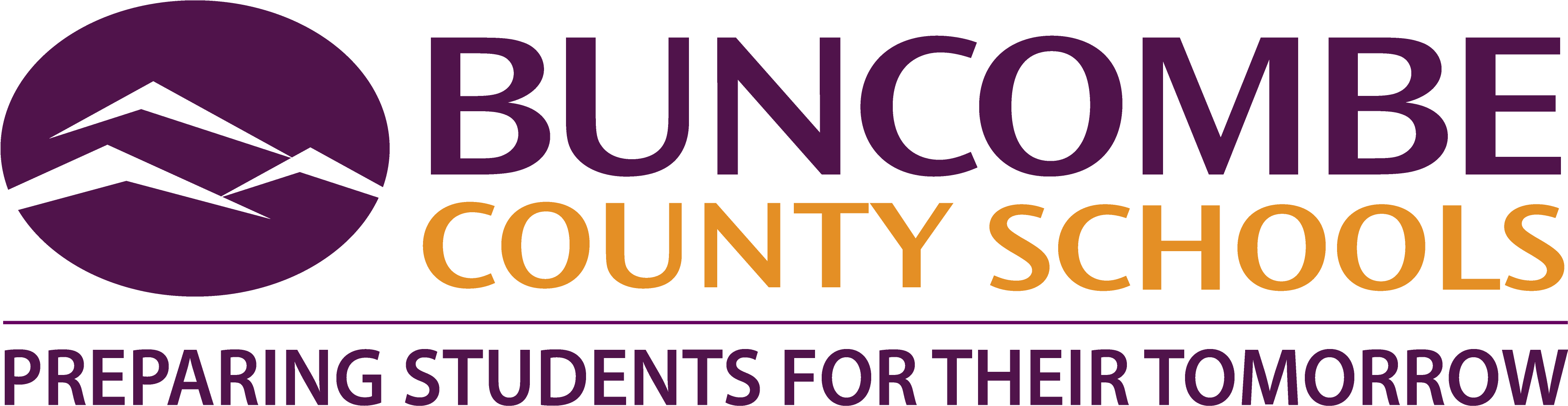 Bcs Logo - Buncombe County Schools Logo (3996x1082), Png Download
