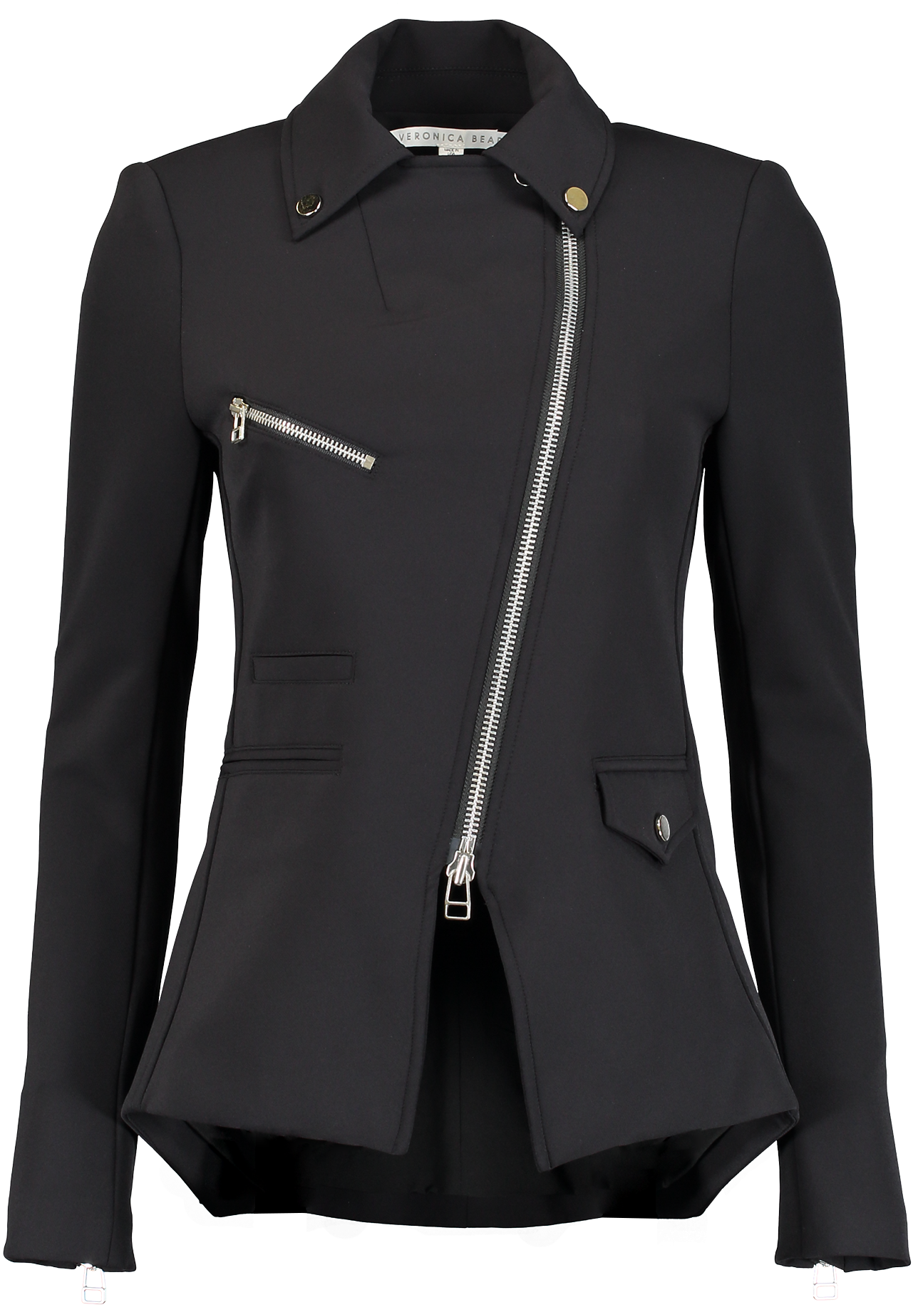 Scuba Hadley Jacket Black - Black Pussy Bow Sweater (1280x1920), Png Download