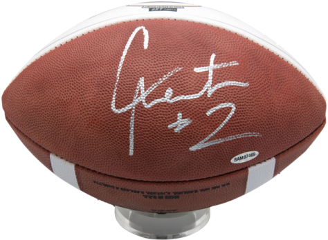 Signed Cam Newton Football - Auburn Bcs Commemorative (650x665), Png Download