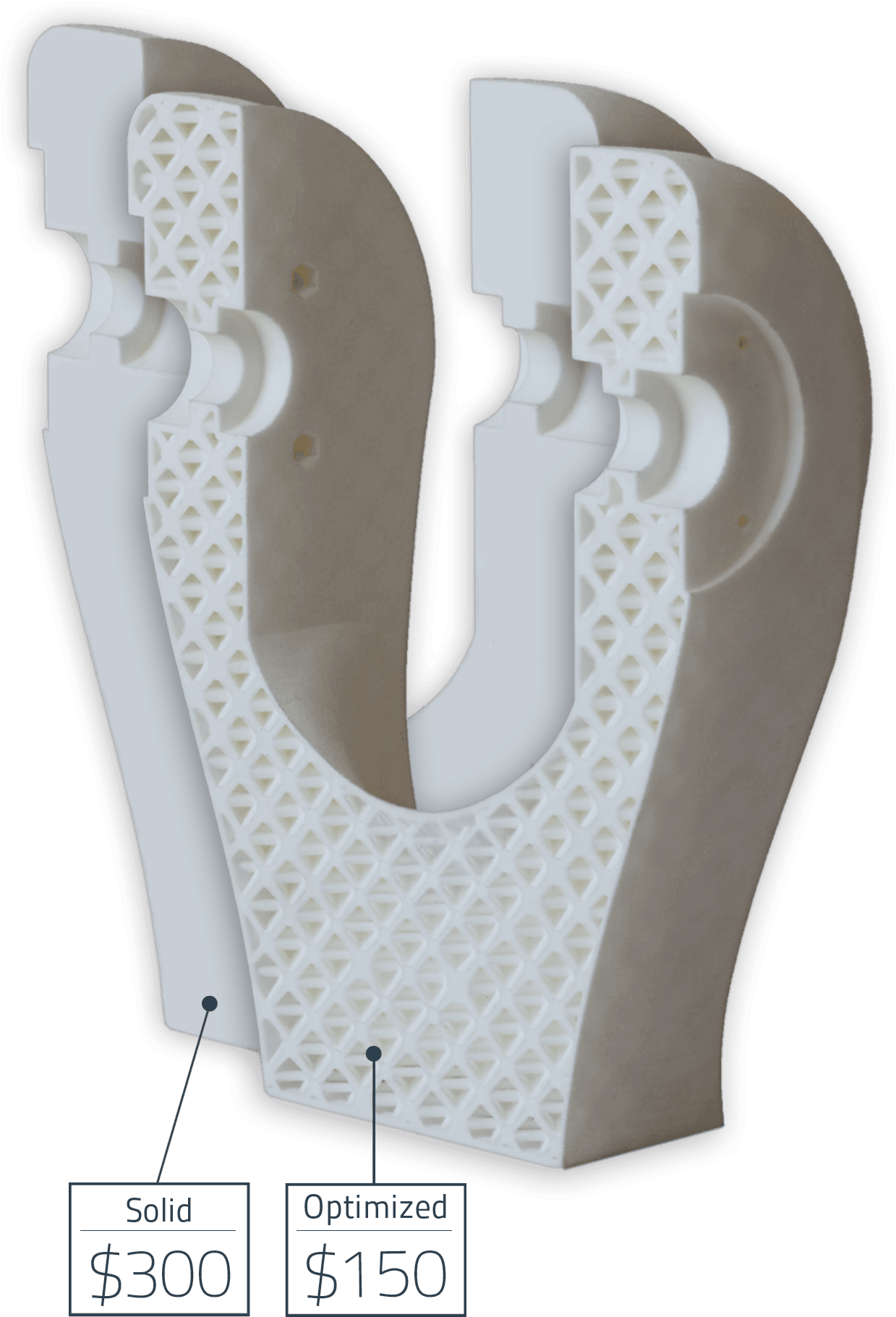 Lattice - 3d Printing Lattice Support (1401x1937), Png Download