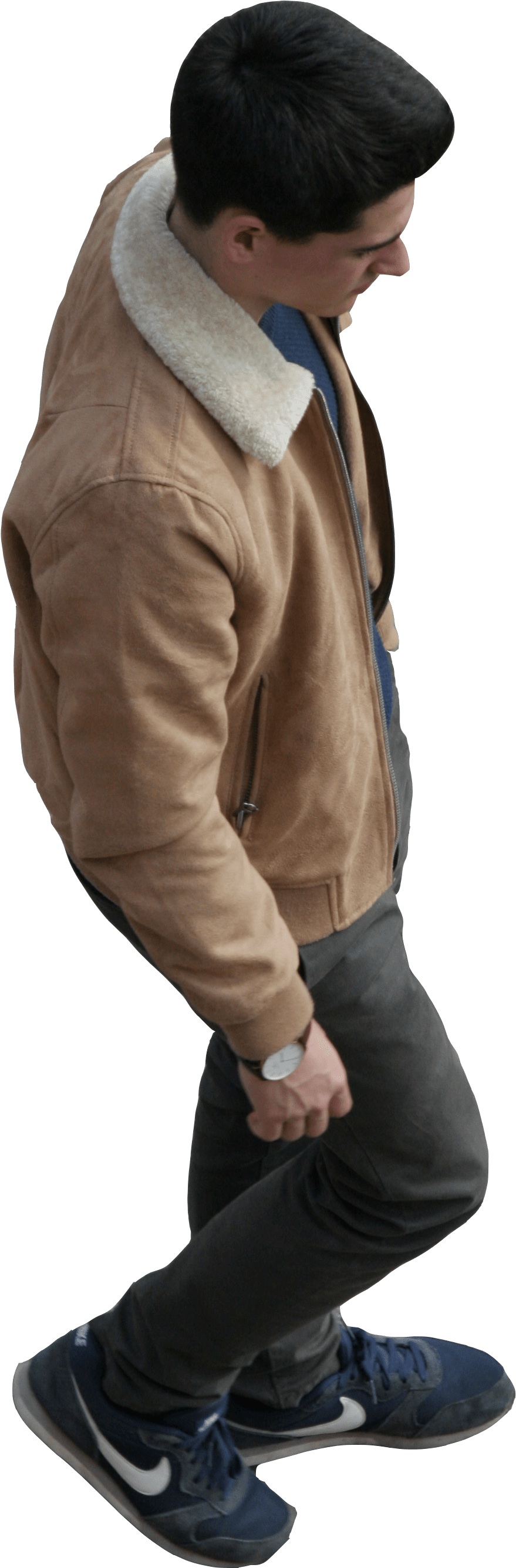 People Walking Cut Out View From Above - People Above Png (1606x2915), Png Download