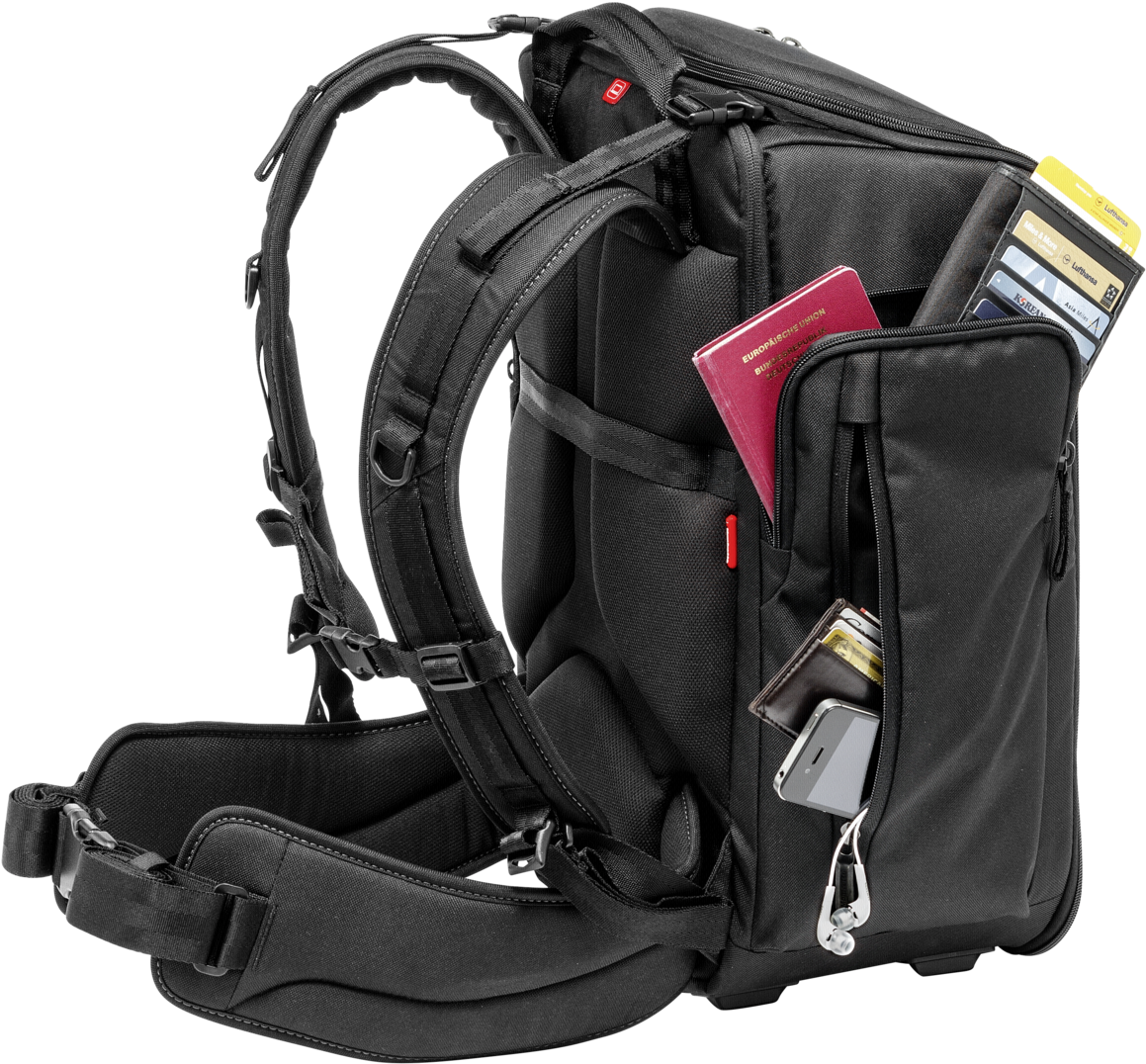 Manfrotto Mb Mp-bp-50bb Pro Backpack 50 (black) (1200x1118), Png Download