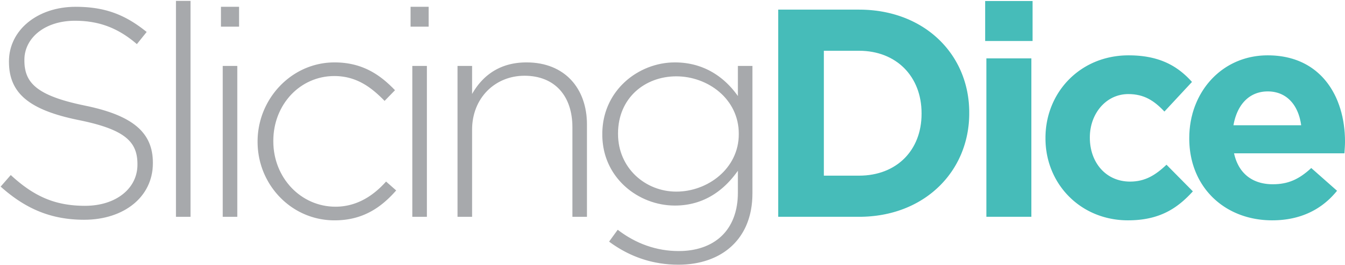 Logo Slicing Dice - Logo (3789x995), Png Download