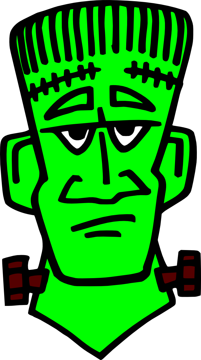 Frankie Svg Halloween Drawings, Svg Cuts, 3d Paper, - Dont Laugh Embroidery Design (680x1218), Png Download