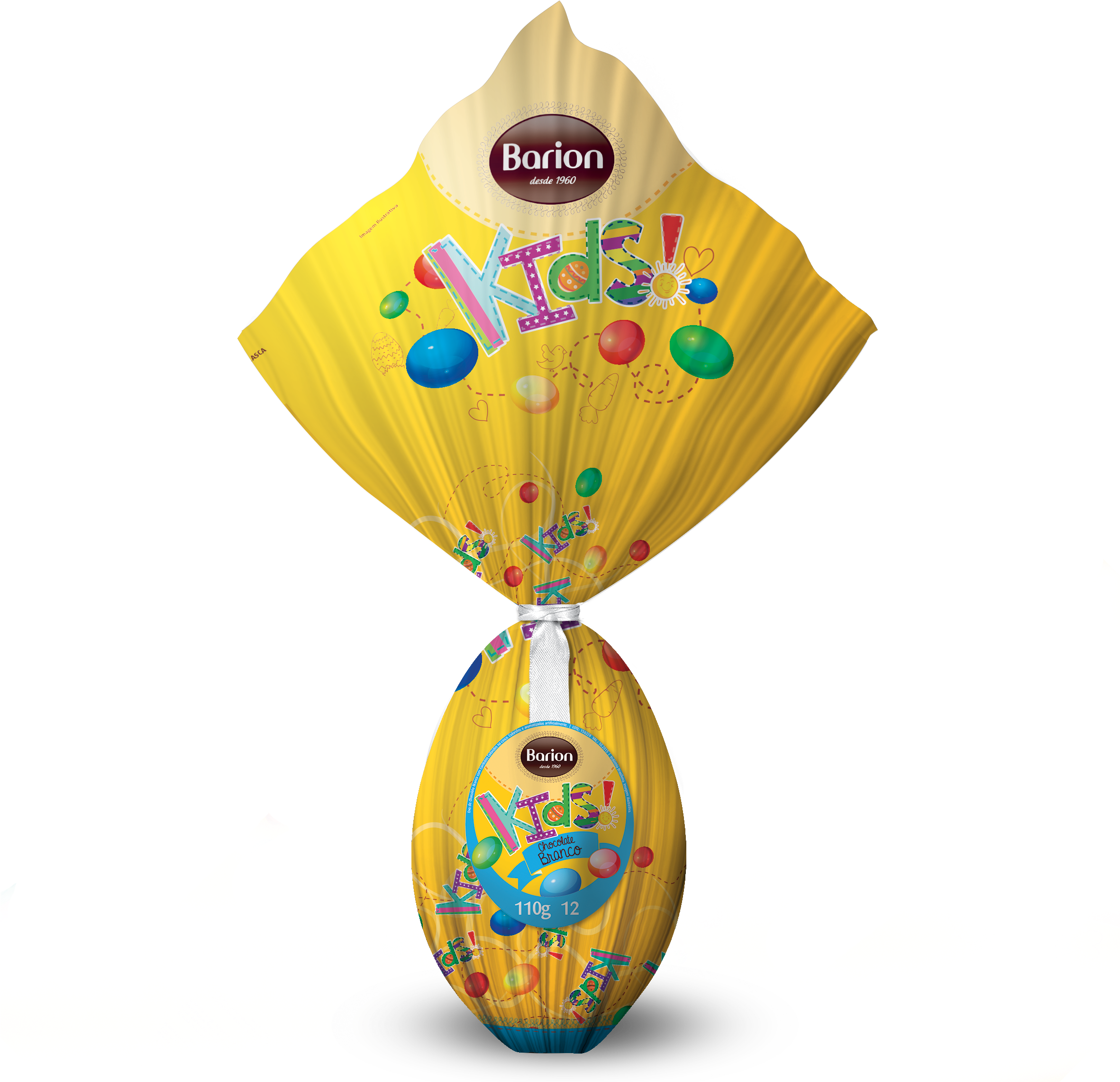 Ovo Happy De Chocolate Ao Leite - Balloon (2362x2362), Png Download