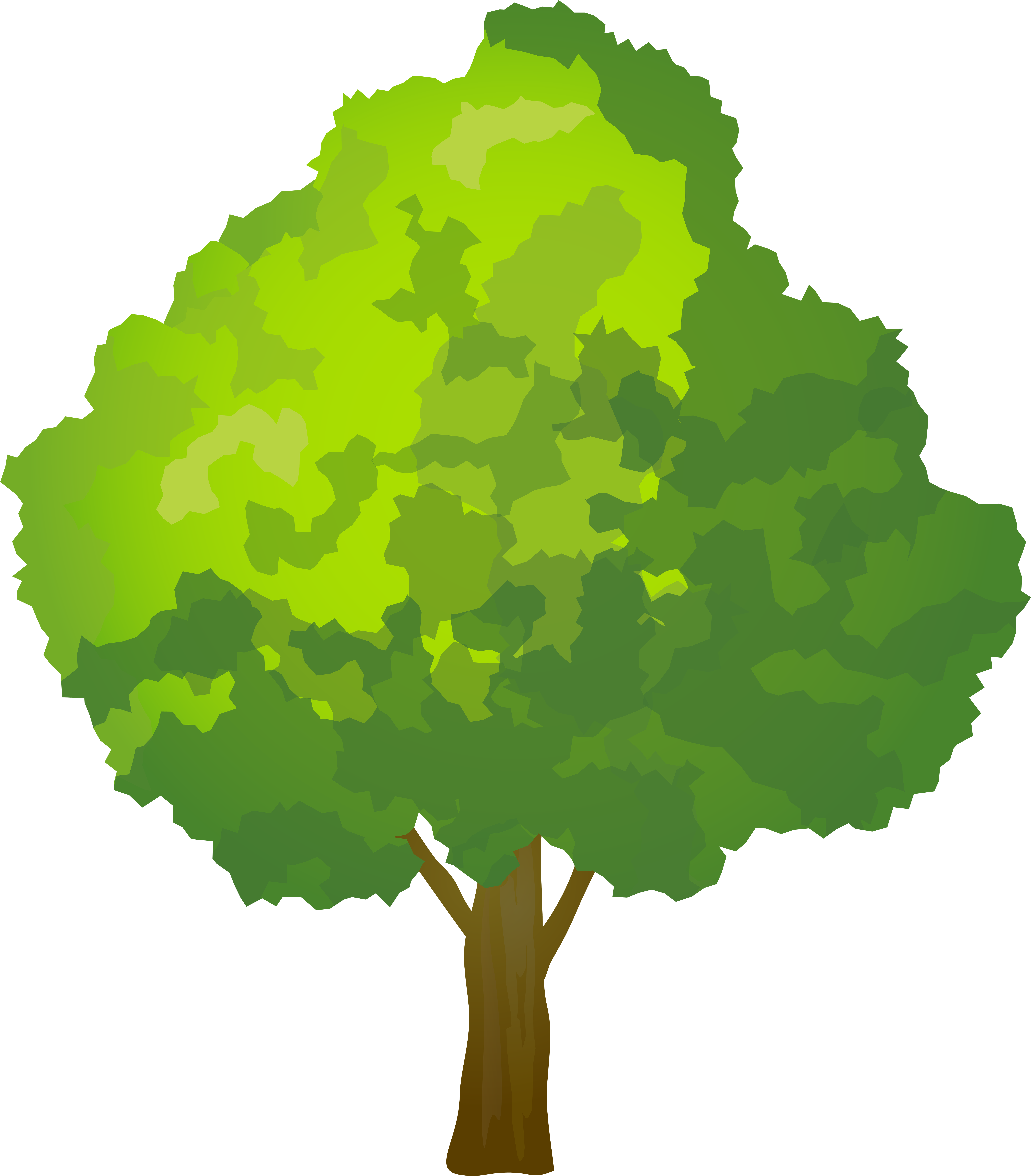 Tree Graphic Png (7056x8000), Png Download