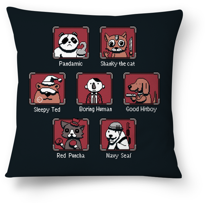 Almofada Video Game Characters De Tobias Fonsecana - Video Game (800x800), Png Download