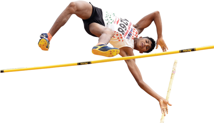 Pole Vault (700x466), Png Download