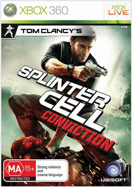 1 Of - Tom Clancy's Splinter Cell Conviction Xbox 360 (600x600), Png Download