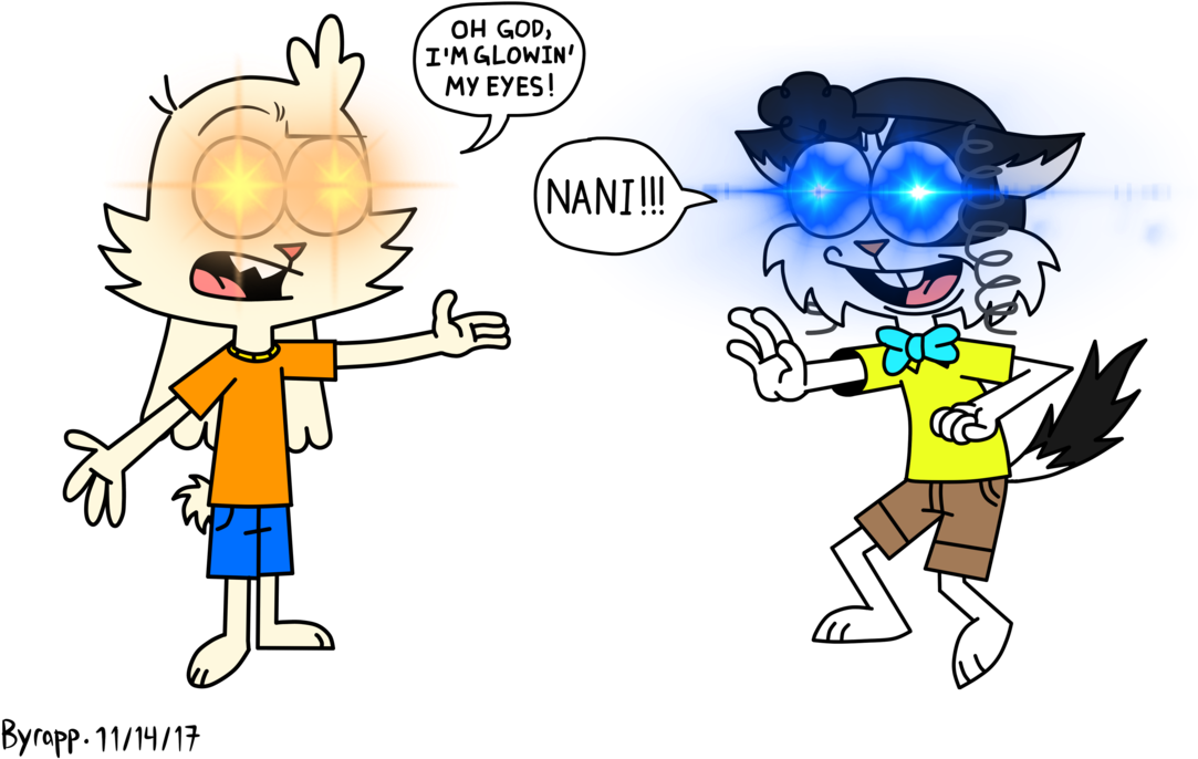 Glowing Eyes Png - Illustration (1095x730), Png Download