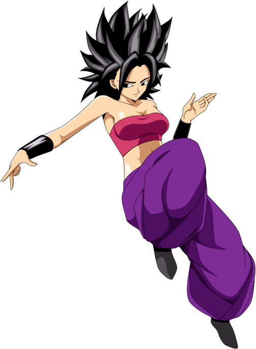 Caulifla Renders Dragon Ball Super By Chibidamz - Dragon Ball Super Caulifla Render (600x849), Png Download