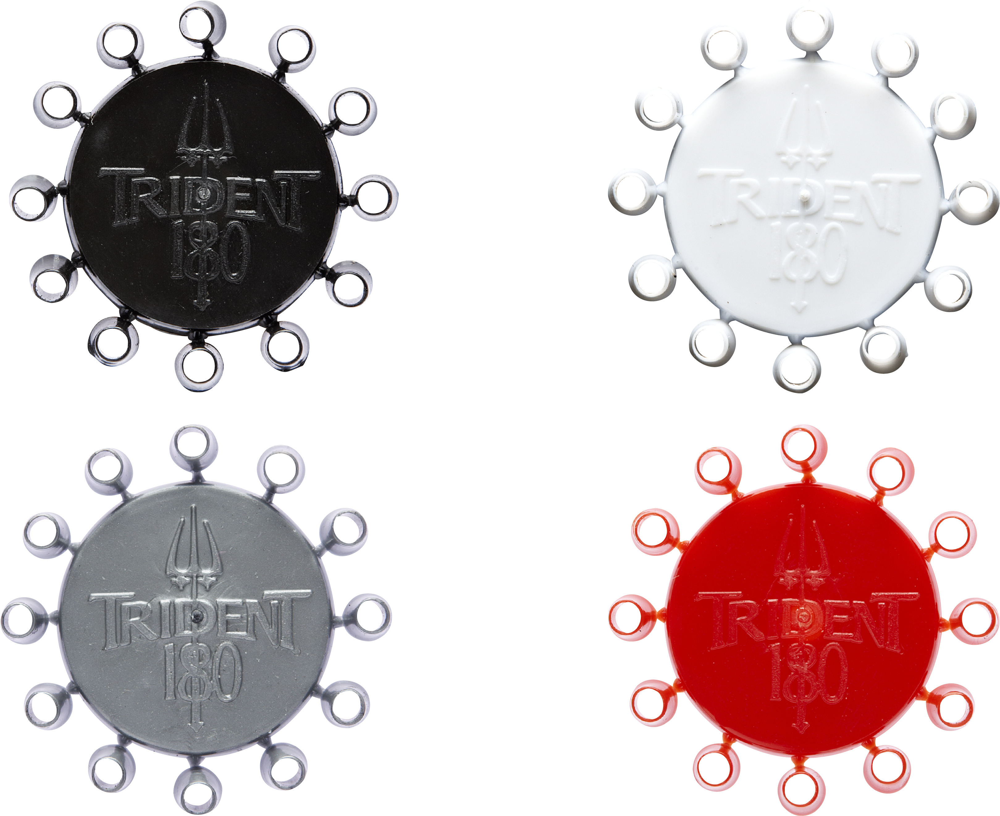Trident 180 Multi Image - T01 Red Dragon Trident 180 - Black Dart Point Cones (4444x4444), Png Download